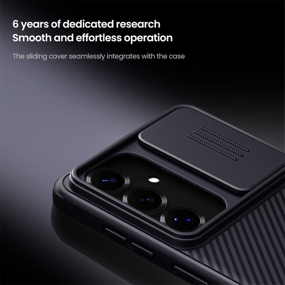 Etui do Samsung Galaxy S26, pancerne Nillkin, CamShield Pro, czarne