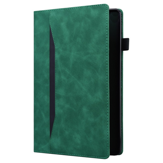 Etui do Samsung Galaxy Tab S10 FE+ Plus, Classic, z miejscem na rysik, zielone