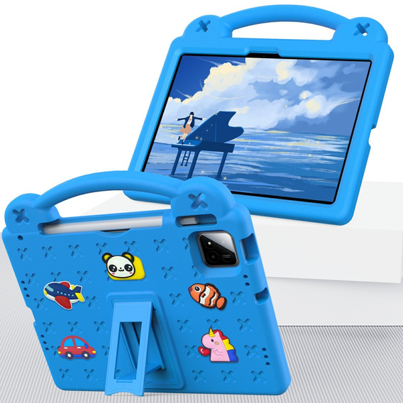 Etui do Xiaomi Pad 7 / 7 Pro, Cute Patterns, z podstawką, niebieskie