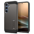 Etui Spigen do Samsung Galaxy S25+ Plus, Tough Armor Mag MagSafe, szare + Szkło Hartowane 9H