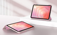 Etui do Samsung Galaxy Tab S11, Smartcase Hybrid, z miejscem na rysik, Marble różowe