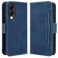Etui z klapką do Samsung Galaxy S25 Edge, Card Slot, granatowe