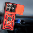 Etui pancerne do Xiaomi 15T Pro, CamShield Slide, czerwone