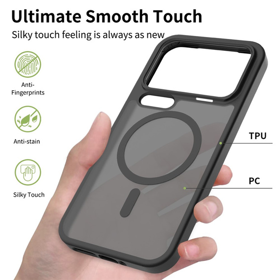 Etui do Xiaomi 17 Pro Max, Fusion Hybrid, do MagSafe, czarne