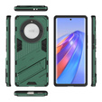 Etui do Honor Magic 5 Lite, Military kickstand, zielone