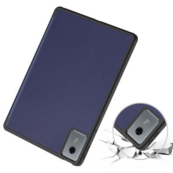 Etui do Lenovo Idea Tab 11" 2025 TB336FU TB336ZU, Smartcase z miejscem na rysik, granatowe