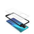 Etui do Huawei P40 Pro, Obudowa Fusion Case, Przezroczyste / Czarna ramka