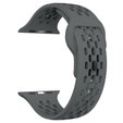 Pasek Silikonowy do Apple Watch 1/2/3/4/5/6/7/8/9/10/11/SE Ultra 1/2/3 42/44/45/46/49mm, Szary