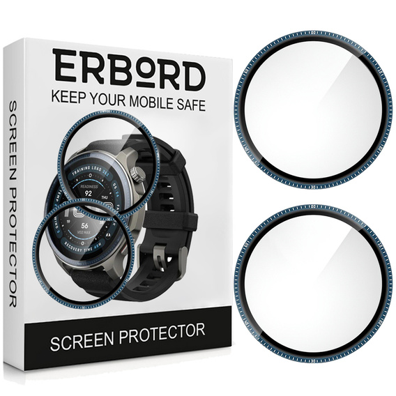 2x Szkło Hybrydowe ERBORD do Amazfit Balance 2