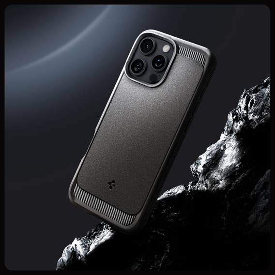 Etui Spigen Rugged Armor Mag MagSafe do iPhone 16 Pro – kolor Grey