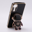 Etui do Oppo A78 4G, Astronaut, czarne