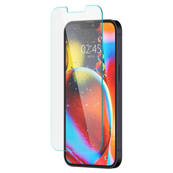 SPIGEN Szkło Hartowane do iPhone 16E / 14 / 13 / 13 Pro, Glas.TR EZ Fit (2 sztuki)
