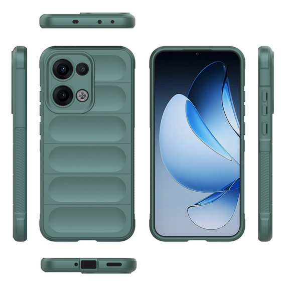 Etui do Oppo Reno 13, Gaming Shockproof, zielone