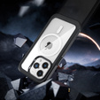 Etui do iPhone 15 Pro Max, Pancerne Full Protect 360° do MagSafe, szkło na ekran, czarne