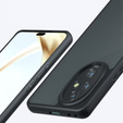 Etui matowe do Honor 200 Pro 5G – transparentne, czarne, z powłoką Soft Touch