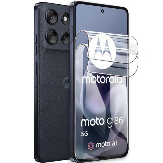2x Folia Hydrożelowa do Motorola Moto G86 5G, ERBORD Hydrogel Foil