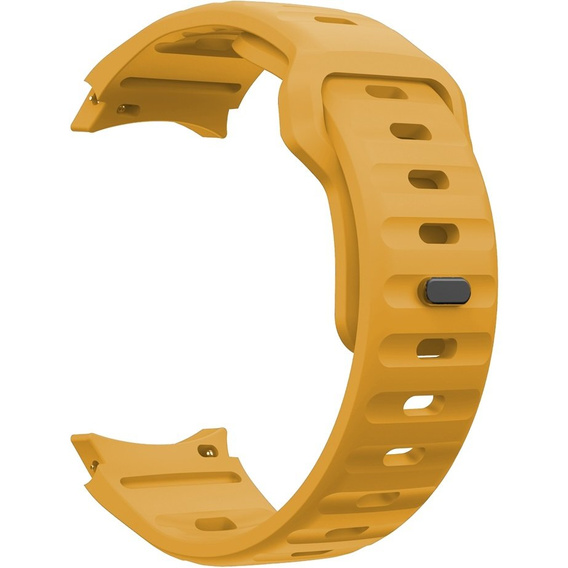 Pasek Silikonowy do Samsung Galaxy Watch 4/5/6/7/FE 40/42/43/44/45/46/47mm, Żółty