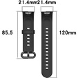 Pasek Silikonowy do Xiaomi Redmi Watch 2 Lite, Czarny