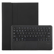 Etui z klawiaturą do iPad Pro 11" 2024 (5 gen.), Leather Pen Slot TouchPad, czarne