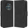 Etui z klapką do Honor Magic 5 Pro 5G, Card Slot, czarne