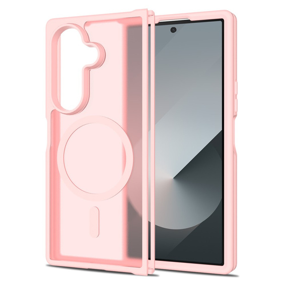 Etui kompatybilne z MagSafe do Samsung Galaxy Z Fold7 5G, ERBORD Matt Case – różowe