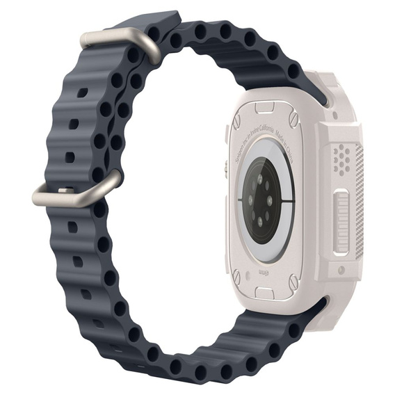 Etui Spigen do Apple Watch Ultra 1/2/3 49mm, Rugged Armor, Beżowy