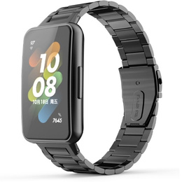 Bransoleta Stalowa do Huawei Band 7, Czarna