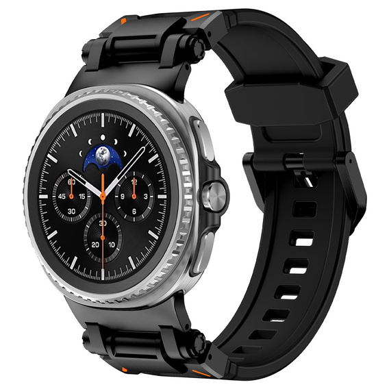 Pasek Silikonowy do Samsung Galaxy Watch 8 / 8 Classic, Czarny