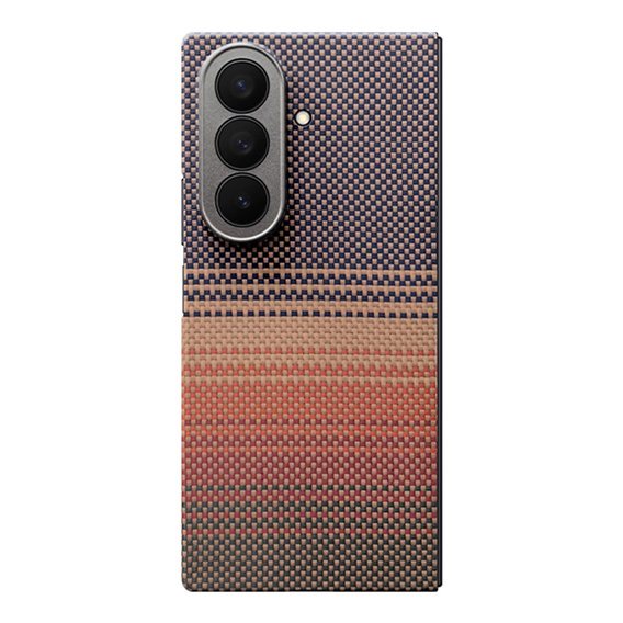 Etui do Samsung Galaxy Z Fold7 5G - magnetyczne z włókna aramidowego, pomarańczowe