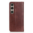 Etui z klapką do Sony Xperia 1 VI, Split Leather, brązowe