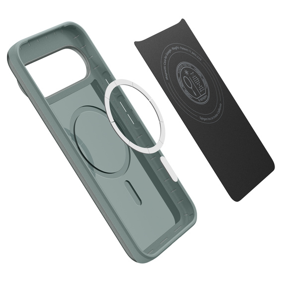 Etui Spigen do Google Pixel 10/10 Pro, Thin Fit Mag MagSafe, Sage Green