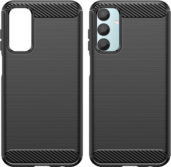 Etui do Samsung Galaxy M15 5G, Carbon, czarne