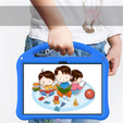 Etui do T Tablet 2 5G, dziecięce, z uchwytem i podstawką, niebieskie