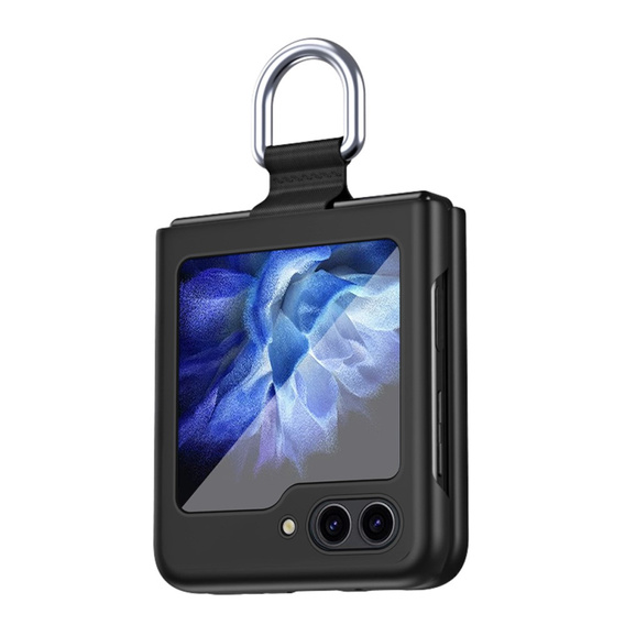 Etui Ring Holder do Samsung Galaxy Z Flip5 5G, czarne