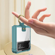 Etui GKK Corners Dropproof do Samsung Galaxy Z Flip 4 5G, Transparent Green