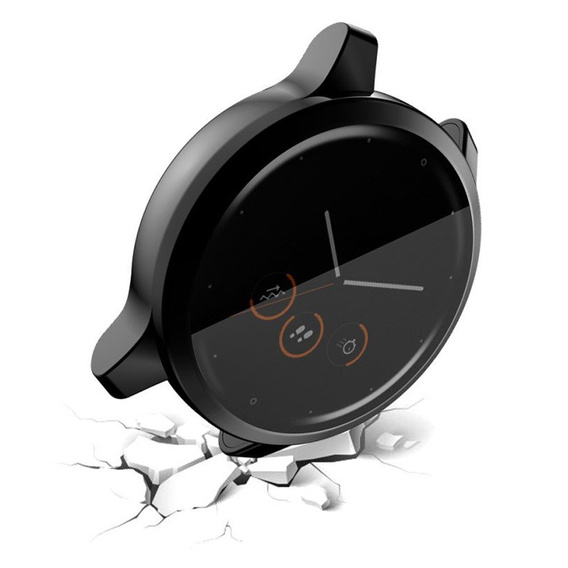 Etui z osłoną TPU do Garmin Venu 2 45mm/Vivoactive 4 45mm, Czarne