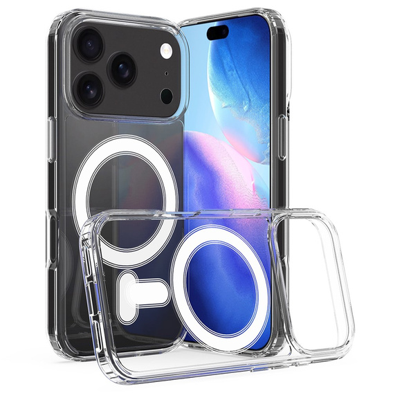 Etui do iPhone 17 Pro Max, do MagSafe, przezroczyste