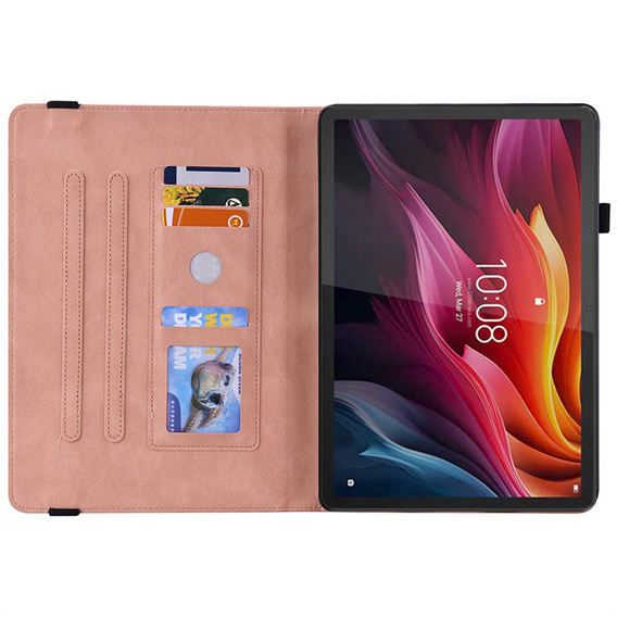 Etui do Lenovo Idea Tab 11", Butterfly, różowe