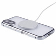 Etui Magnetic Dual Glass MagSafe do iPhone 16, srebrne