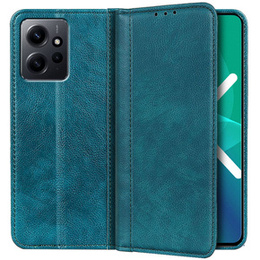 Etui do Xiaomi Redmi Note 12 4G, Wallet Litchi Leather, zielone