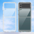 Etui ERBORD do Samsung Galaxy Z Flip4 5G, Hybrid Frame, Transparent