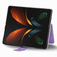 Etui z klapką do Samsung Galaxy Z Fold 4 5G, Butterfly, fioletowe