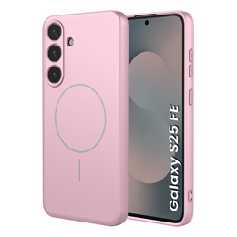 Etui do Samsung Galaxy S25 FE, Silicone Lite, do MagSafe, różowe