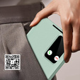 Etui do Samsung Galaxy S25 Edge – Smart View z kieszenią na kartę, zielone