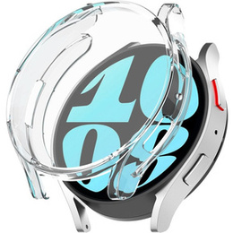 2w1 Etui z Osłoną na Ekran do Samsung Galaxy Watch 6 40mm, Przezroczyste