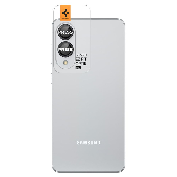 Osłona aparatu Spigen Optik Pro GLAS.tR EZ Fit do Samsung Galaxy S25 Edge – 2 sztuki, czarna