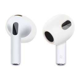 Silikonowe gumki do słuchawek Apple AirPods 3, White