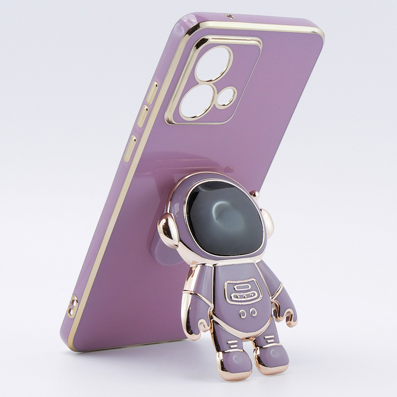 Etui do Motorola Moto G84 5G, Astronaut, fioletowe