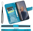 Etui z klapką do Motorola Edge 60 / 60 Fusion, Butterfly, niebieskie