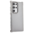 Pancerne Etui do Samsung Galaxy S24 Ultra, Belt Clip, z klipsem, przezroczyste / czarne